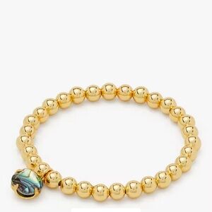 $68 Kate Spade Pop Of Joy Stretch Bracelet abalone
